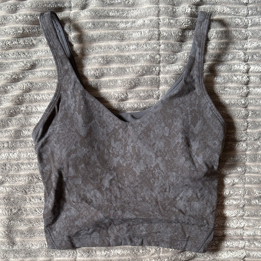 lululemon athletica Gray Sports Bra